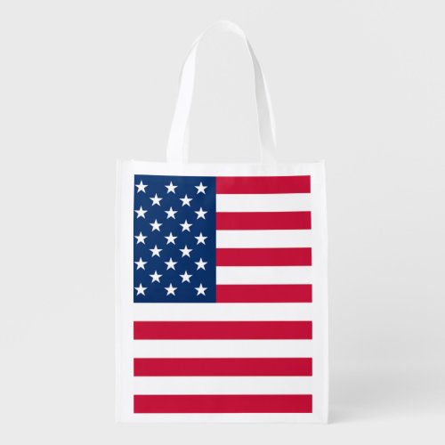 USA Flag Grocery Bag