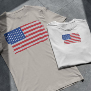 Usa Flag Grunge T-Shirt
