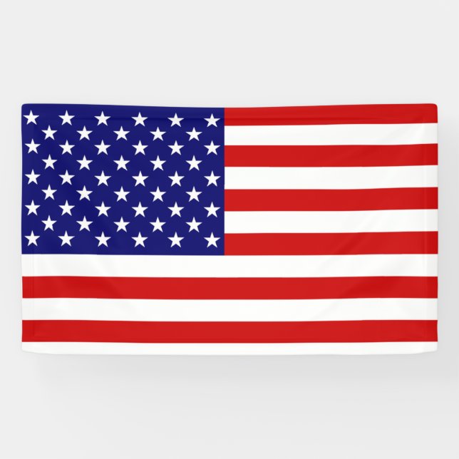 USA Flag (h) bnrcnt Banner (Horizontal)