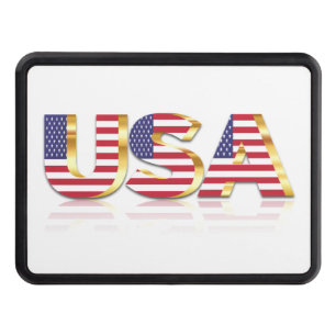 USA Flag Hitch Cover - Patriotic