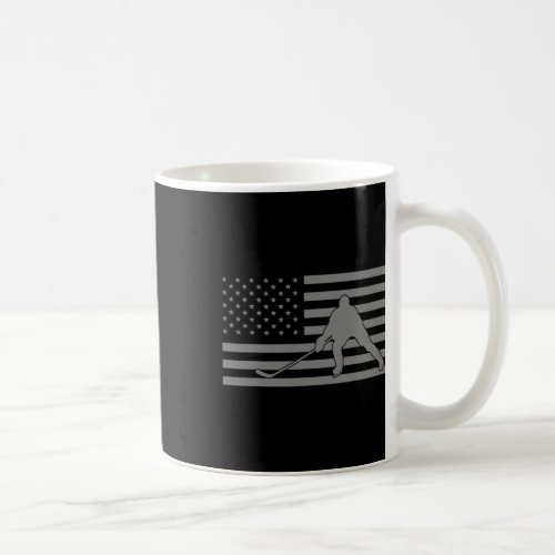 Usa Flag Hockey Apparel _ American Flag Hockey  Coffee Mug