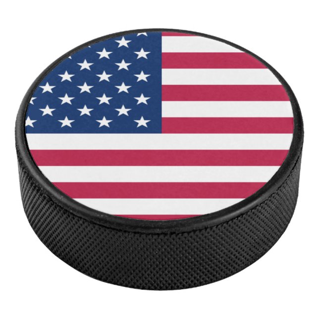 usa flag hockey puck (3/4)