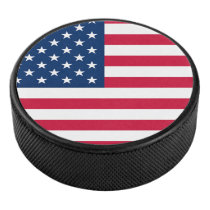 USA Flag Hockey Puck United States of America