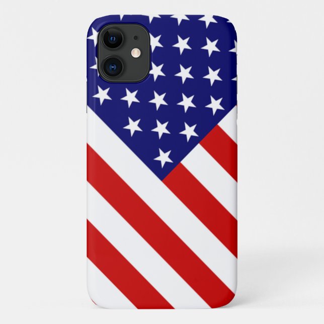 USA Flag iphcnt Case-Mate iPhone Case (Back)
