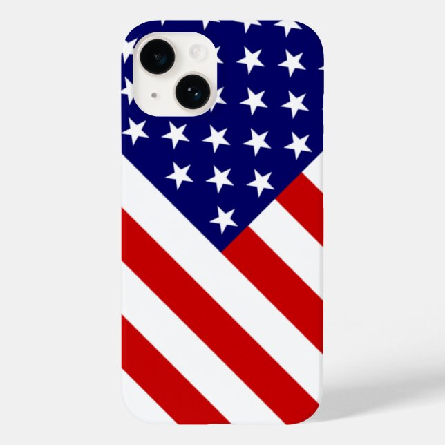 USA Flag iphcnt Case-Mate iPhone Case (Back)