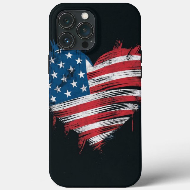 USA Flag iphone case (Back)