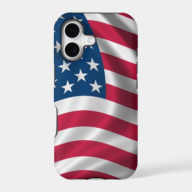 USA Flag Iphone Case (Back)