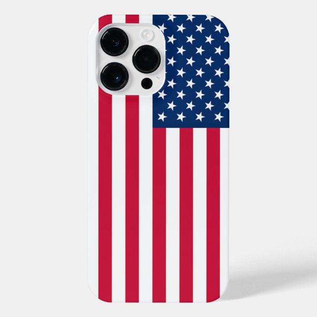 USA Flag iPhone Case American Patriotic (Back)
