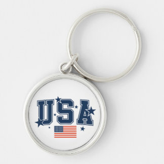 USA Flag Keychain
