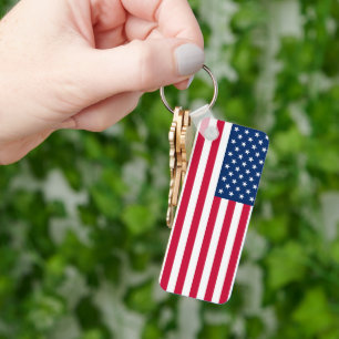 USA Flag Keychain
