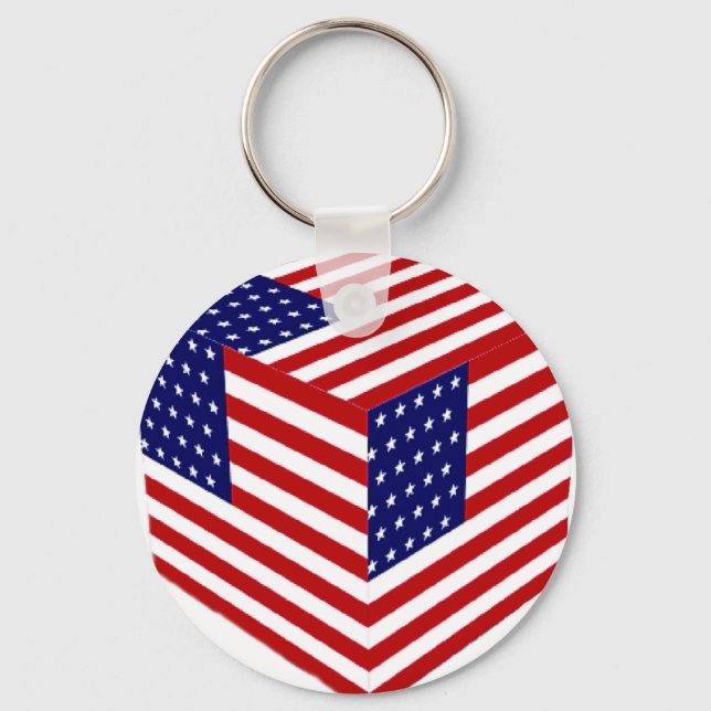 USA Flag_ Keychain (Front)