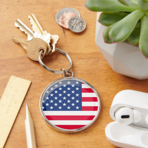 USA flag Keychain