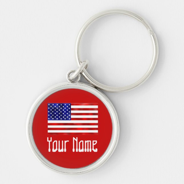 USA-  FLAG KEYCHAIN (Front)