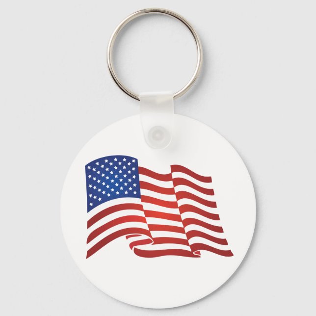 USA flag Keychain (Front)