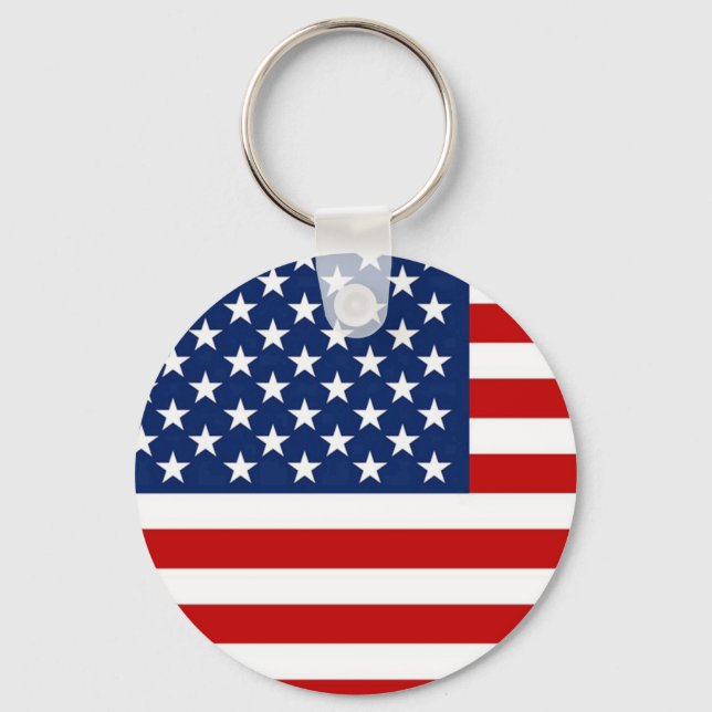 USA Flag Keychain (Front)