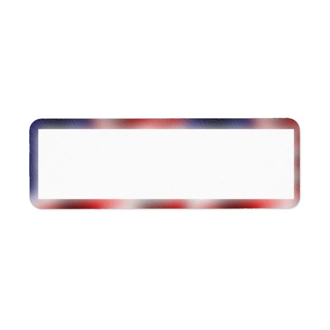 USA Flag Label (Front)