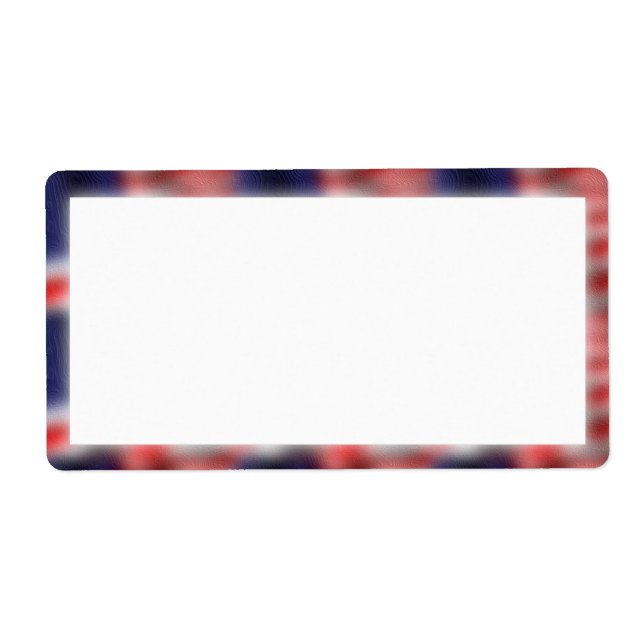 USA Flag Label (Front)