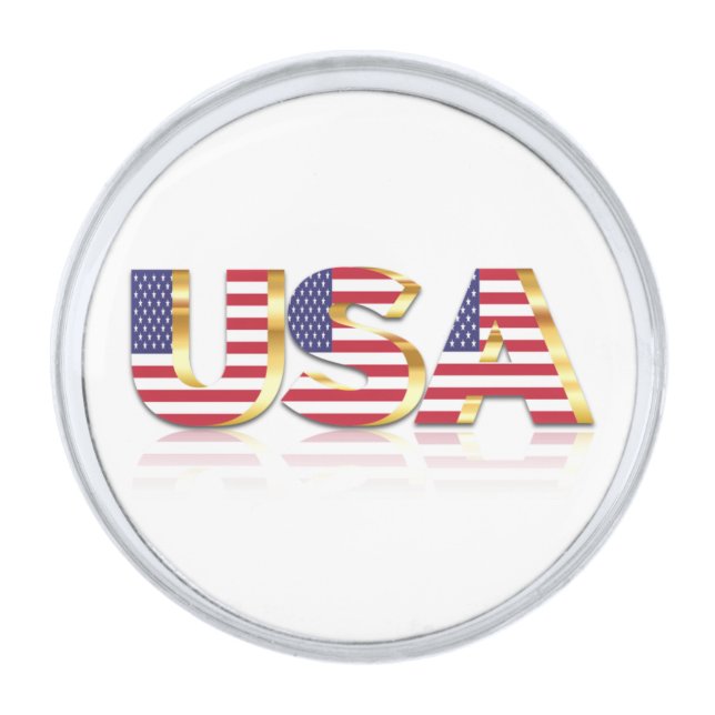 USA Flag Lapel Pin (Front)