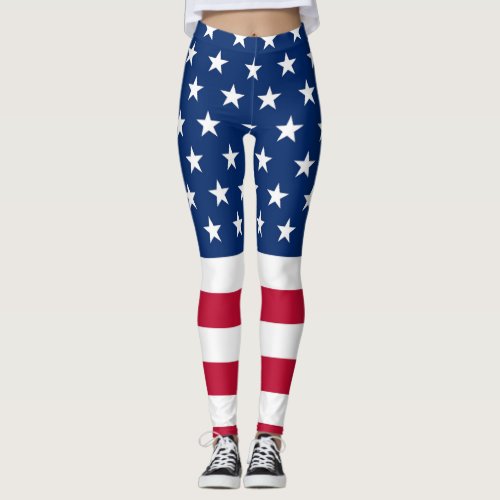 Usa Flag Leggings