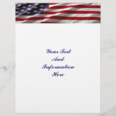 USA Flag Letterhead (Front)