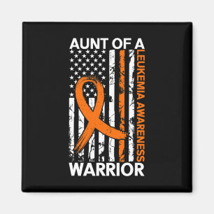 USA Flag Leukemia Awareness Month US American For  Magnet