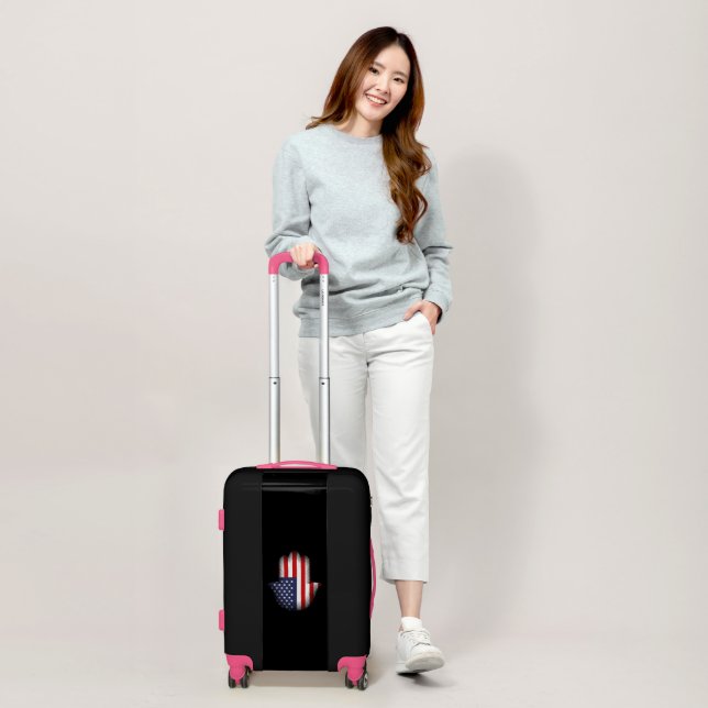 USA Flag Luggage (Scale)