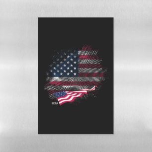 USA flag Magnetic Dry Erase Sheet