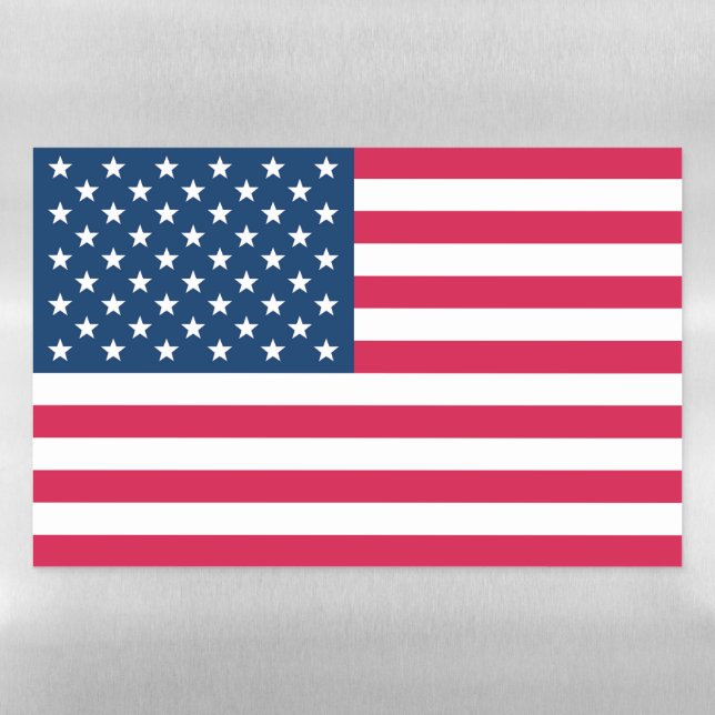USA Flag Magnetic Dry Erase Sheet (Horizontal)