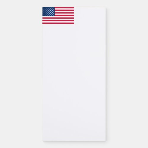 USA Flag Magnetic Notepad _ Patriotic