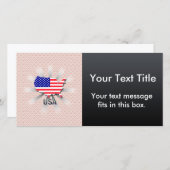 Usa Flag Map 2.0 (Front/Back)