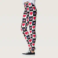 Checkered flag clearance leggings