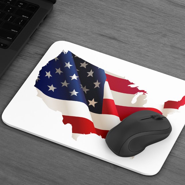 USA Flag Map Mousepad (Creator Uploaded)