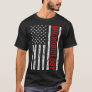 USA Flag Microbiology Microbiologist T-Shirt