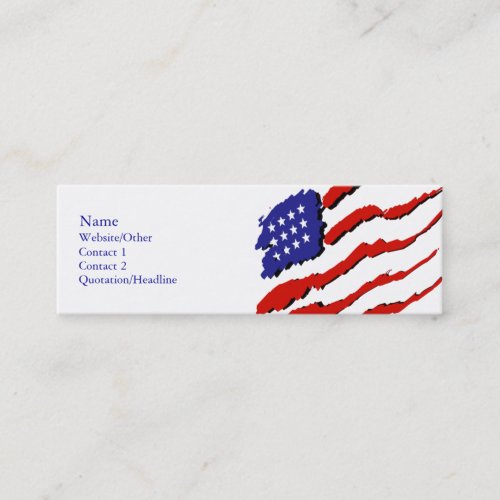 USA Flag Business Card
