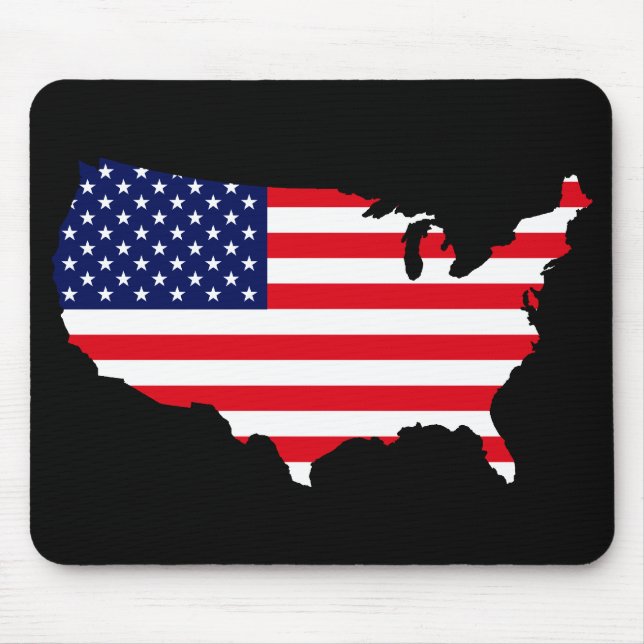 USA Flag Mouse Pad (Front)