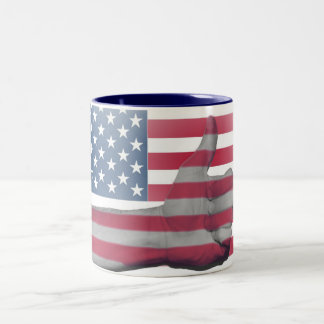 USA flag mug