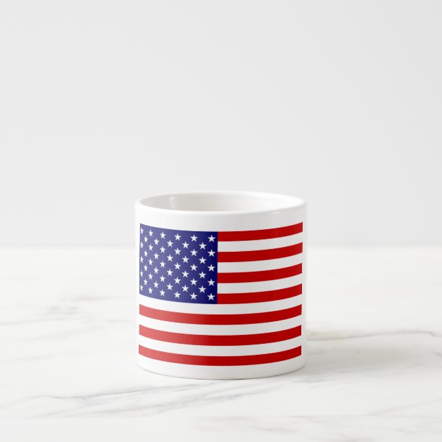 USA Flag mugcnt Espresso Cup (Front)