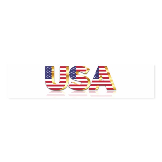 USA Flag Napkin Bands (Unfolded)