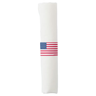 USA Flag Napkin Bands United States of America
