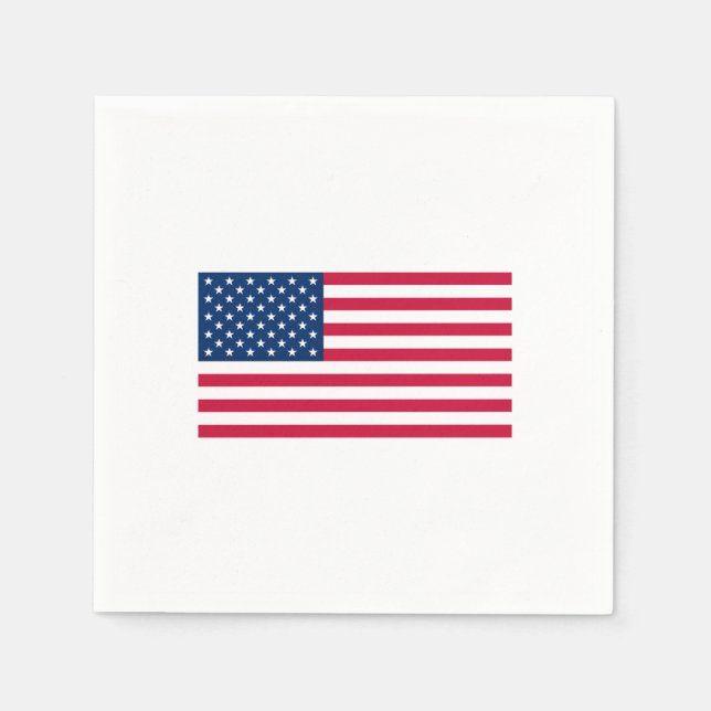 USA Flag Napkins (Front)