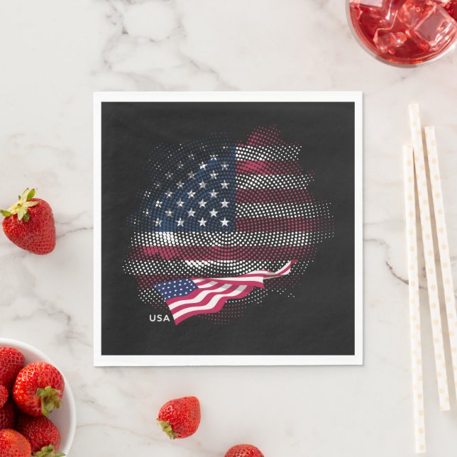 USA flag Napkins (Insitu)