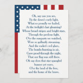USA Flag National Anthem Choir (Front/Back)