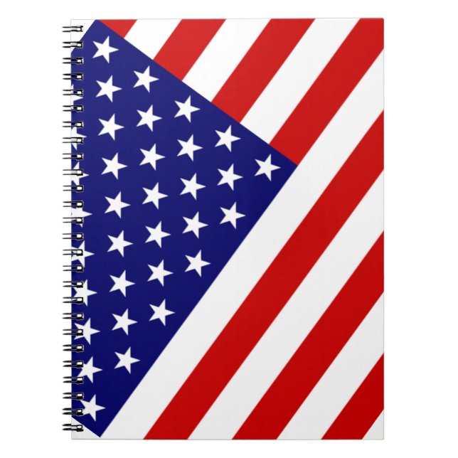 USA Flag nbcnt Notebook (Front)