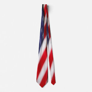 USA Flag Neck Tie