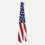 Usa Flag Neck Tie at Zazzle