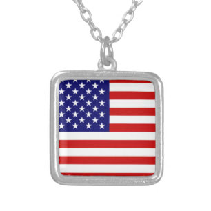 USA Flag Necklace