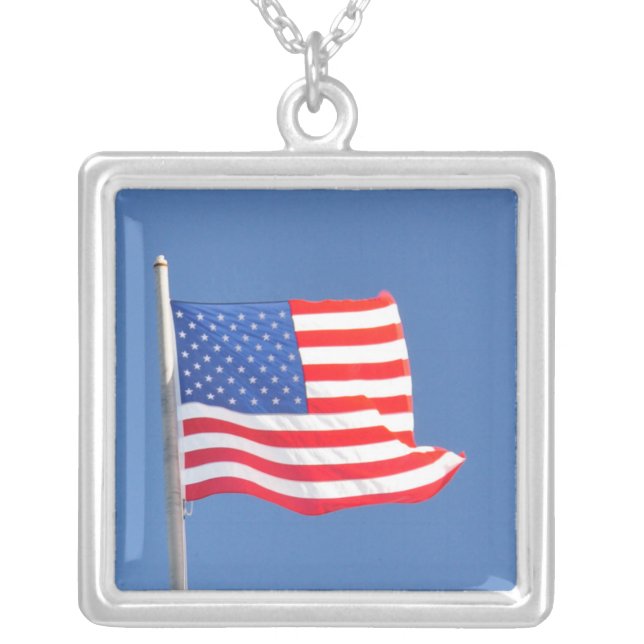 USA FLAG - necklace (Front)