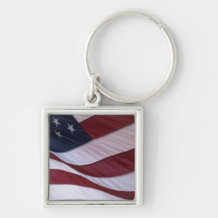 USA flag, North Carolina, USA Keychain