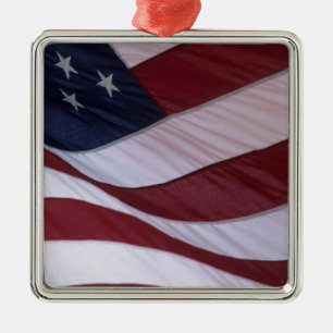 USA flag, North Carolina, USA Metal Ornament