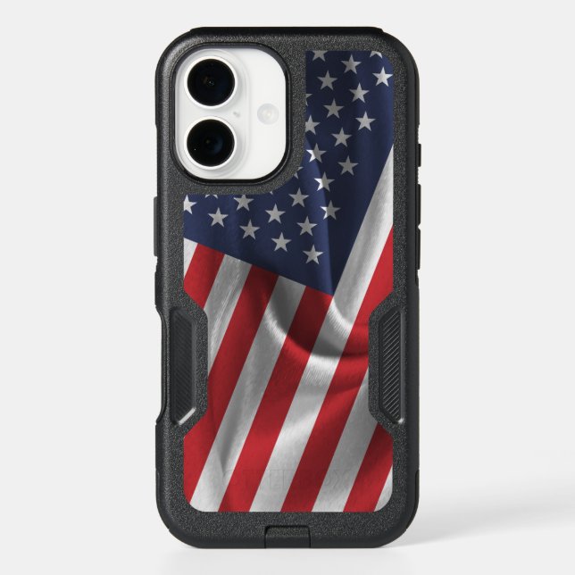 USA Flag Otterbox iPhone Case (Back)